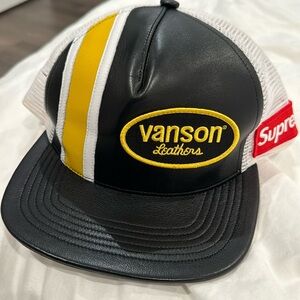 Hanson leathers x supreme hat